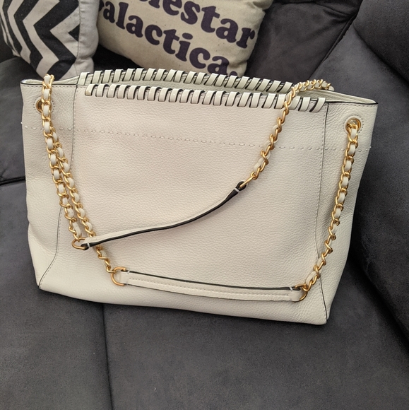 MCGRAW WHIPSTITCH CHAIN SHOULDER SLOUCHY TOTE - Picture 7 of 8